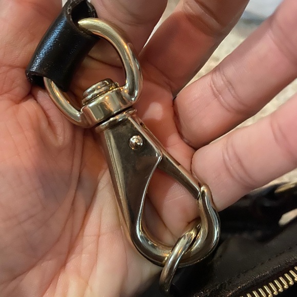 Givenchy Pandora Large Leather Satchel Bag, Brown - Picture 6 of 8